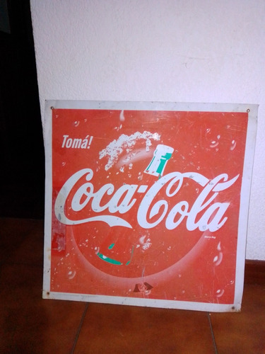 Cartel De Coca Cola Antiguo