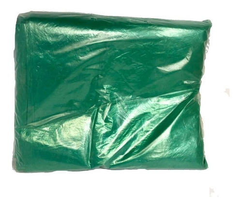 Saco De Lixo 100 Litros Colorido Verde Comum C/ 100 Unidades