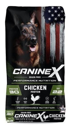 Alimento Caninex Pollo Performance Libre De Granos 18kg 