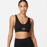 Top Deportivo Para Mujer Nike Indy Plunge Cutout Negro