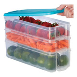 Organizador De Refrigerador Apilable Set 3