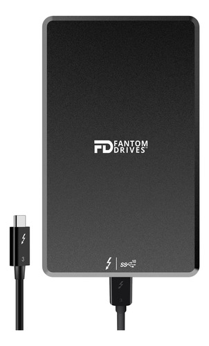 Ssd Externo Fantom Drives Tb3x-2300n2tb, Cap 2 Tb, Negro