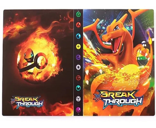 Álbum Oficial Pokémon - Pasta Porta 240 Cards Pikachu Tcg