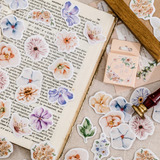 Stickers X45  Flores Bujo Cajita Scrapbooking Bullet Art 3cm