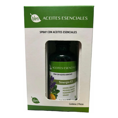 Spray Con Aceites Esenciales Sinergia E3 Estrés Ansiedad