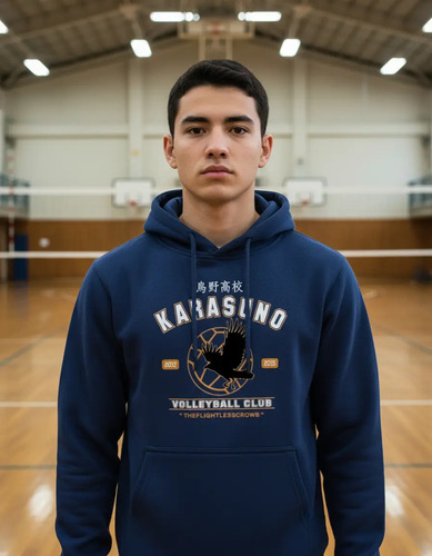 Cl Haikyu Karasuno Imprimed Sudadera Con Capucha Para Cn | MercadoLibre