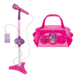 Brinquedo Musical Barbie Dreamtopia Microfone E Bolsinha Fun
