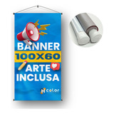 Banner Personalizado Completo Medida De 100x60cm