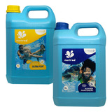 Kit Produto Limpeza Piscina Manutenção Clarificante