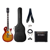 Kit Guitarra Strinberg Sunburst Acessórios + Amplificador