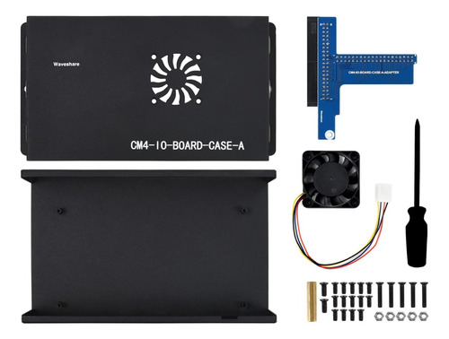 Carcasa Waveshare Cm4-io-board-case-a Para Raspberry Pi