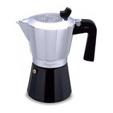 Cafetera Italiana Oroley Induccion 9 Tazas Color Negro