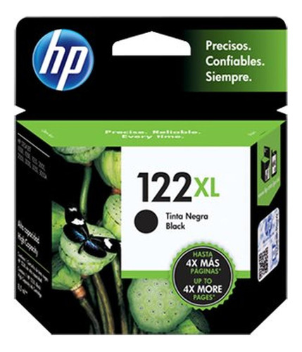 Cartucho De Tinta Hp 122xl Negra Original Ch563hl