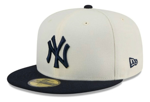 New Era Gorra N Y Yankees Evergreen Mlb 59fifty Cerrada Wh