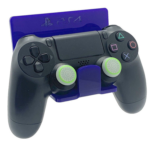 Suporte Controle Ps4 Parede Em Acrílico - Azul