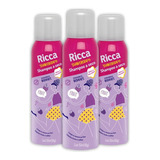 Kit 3 Ricca Shampoo A Seco Anti-oleosidade Shakeberry 150ml