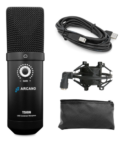Kit Arcano Microfone Tsion + 1 Pedestal Pmv-100 + 1 Am-f1
