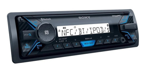 Radio Marítimo Sony Dsx-m55bt Bluetooth Usb Aux 4x 55w