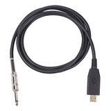 Cable De Guitarra Usb, Bajo De Guitarra A Adaptador De De