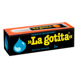 La Gotita Adhesivo Instantáneo 2ml Pegamento Súper Fuerte Color Negro