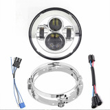 Faro Led Redondo De 7 Pulgadas De Alto Y Bajo Haz Con Faros 