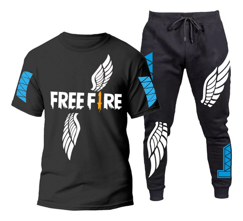 Conjunto Remera Y Pantalon Jogging Futbol Logo Marca Motivos