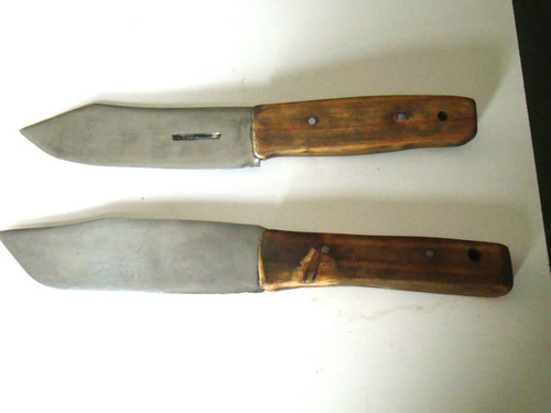 2 Cuchillos Tipo Hacha Para Carnicero (antiguos)