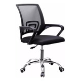 Silla De Escritorio Glowup Sf1510 Gamer Ergonómica  Negra Con Tapizado De Mesh