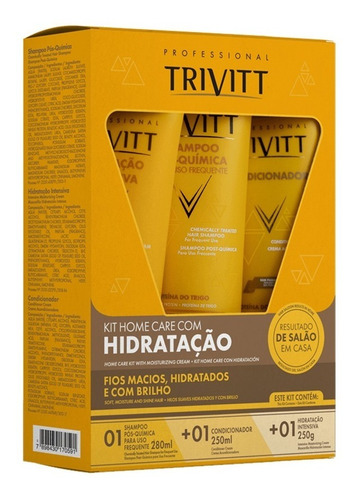 Trivitt Kit Home Care Com Hidratação Intensa