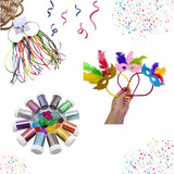 Kit Carnaval 1 Brinco  1 Tiara Máscara 12 Glitter Vm 2024