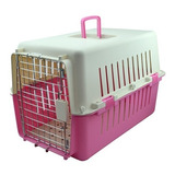 Jaula Transportadora Kennel Iata Azul Mediana 60x40x39cm