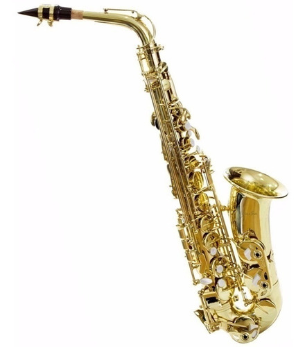 Saxofon Alto Laqueado Marca Silvertone Md Slsx009