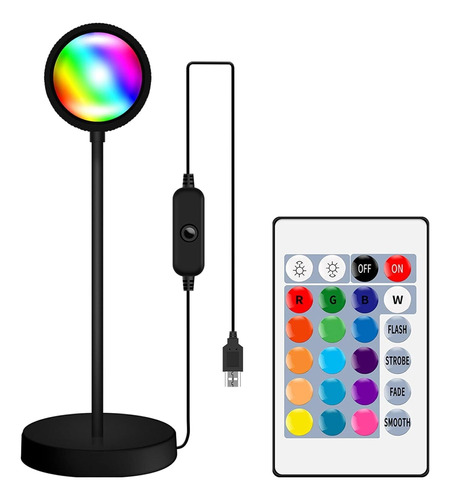 Lámpara De Fotografía Rgb Sunset Atmospheres Lamp Ajustable