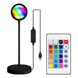 Lâmpada Rgb Sunset Atmospheres Lâmpada Ajustável Para