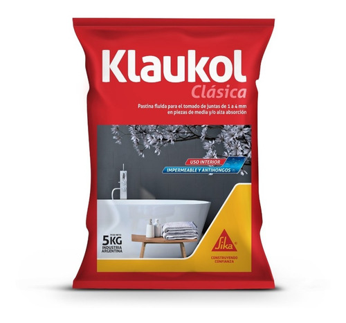 Pastina Klaukol X 5 Kilo Clasica Juntas 1-4 Mm Revestimiento