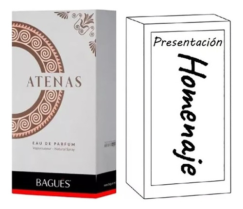 Perfume Femenino Bagues Atenas Homenaje 80ml