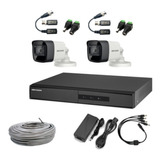 Kit Dvr Hikvision 8ch + 4 Cam 1080p + Fuente+ Cables / Hik