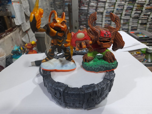 Figuras Skylanders Portal Y 2 Figuras Xbox 360