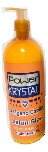 Colageno Capilar Power Krystal 1 Litro (no Se Enjuaga)