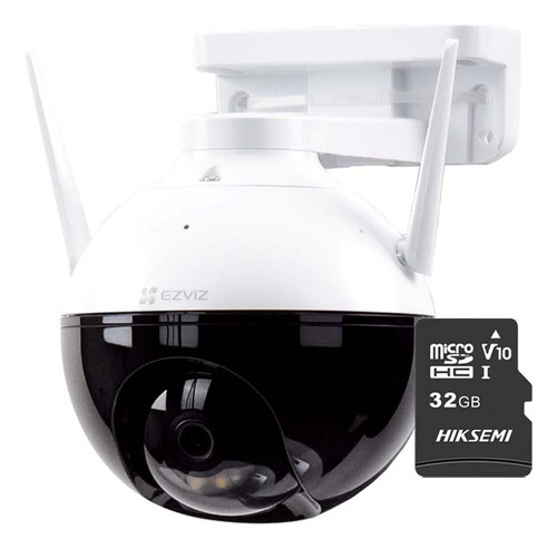 Ezviz Cámara C8c-plus-32 Pt Ip 2mp Wifi Con Microsd De 32gb