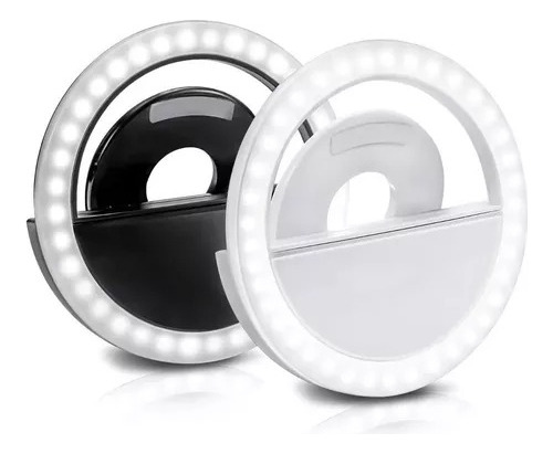 Aro De Luz Led Para Celular 3 Niveles De Luz Blanca Selfie