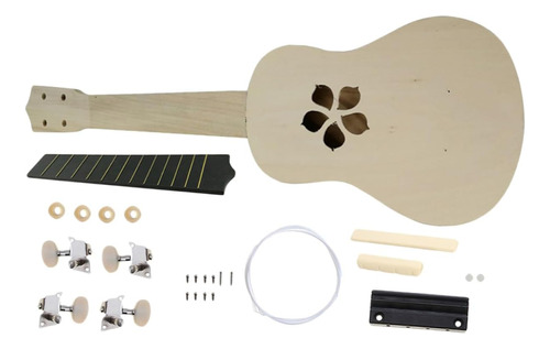 Kit Diy De Ukulele De 21 Pulgadas 1 Set Niños Y Adulto...