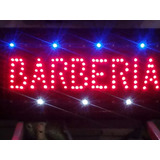 Cartel Led Barberia -abierto - Peluqueria - Cilindro Barbero