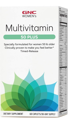 Gnc | Women's Multivitamin 50 Plus Bone Eye Memory | 60caps