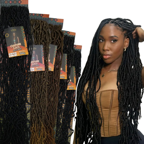 Dread Nu Locs Breed Love Crochet Braid 300g Fibra Premium | Frete grátis