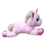 Muñeco Peluche Gran Tamaño 80cm Pegasus Fucsia Oferta