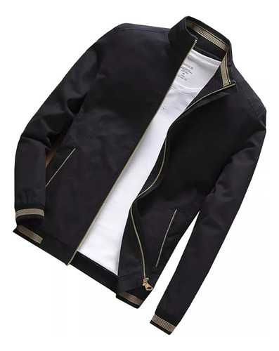 Jaqueta Bomber Masculina Moda Casual Slim Casacos