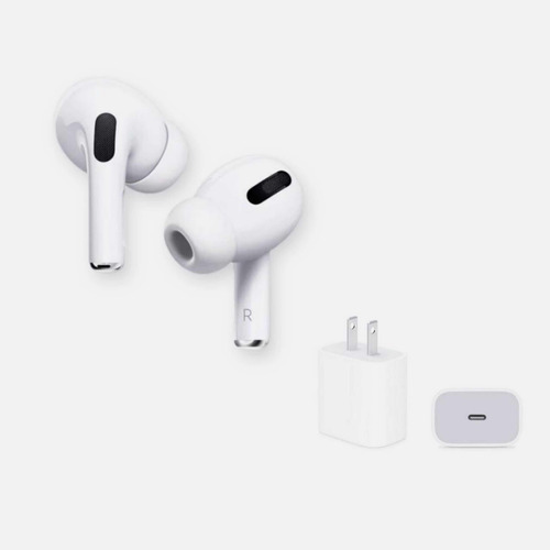 AirPods Pro Estuche De Carga Magsafe Oem + Cubo De Carga 20w