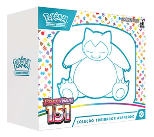 Pokémon Box Treinador Avançado Escarlate Violeta 151 Snorlax