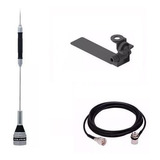 Kit Antena Px Caminhonete + Suporte Aquário Com Cabo 5,5 Mts